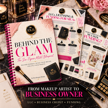 Load image into Gallery viewer, Behind The Glam; The Six Figure MUA Blueprint
